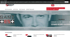Desktop Screenshot of onstage.es